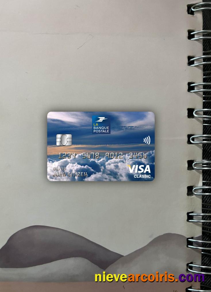 France La Banque Postale bank visa classic card photolook